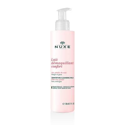 Nuxe Lait Démaquillant Confort aux Pétales de Rose 200 ml